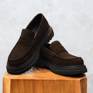 รองเท้าหนังลำลองอเนกประสงค์คุณภาพสูงจากอังกฤษสำหรับผู้ชาย  รองเท้าหนังหุ้มส้น รองเท้าทางการสำหรับธุรกิจ - Product Image 2