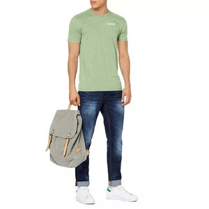 Venta al por mayor de nuevas camisetas de verano de alta calidad de los hombres de moda casual de manga corta 100% algodón camiseta para hombres de corte Suelto - Product Image 4