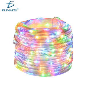 Luci a stringa LED RGB da 10 metri con telecomando Bluetooth, grado di protezione IP65 per giardino e paesaggio, corpo lampada in PVC e rame - Product Image 1
