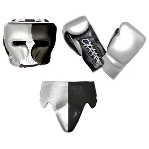 Logotipo personalizado de alta calidad Profesional Último modelo Fly Sparring Boxing Set Super Cómodo Pro Leather Fly Kickboxing Set - Product Image 6
