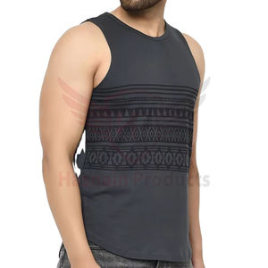 Chaleco de entrenamiento informal para hombre, transpirable para Fitness camiseta sin mangas, estampado de logotipo personalizado de punto de Pakistán - Product Image 2