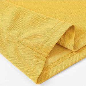 เสื้อโปโลผู้ชายคุณภาพสูงสำหรับฤดูร้อนเสื้อลำลองแขนสั้นแบบเรียบง่ายปักโลโก้100% ผ้าฝ้ายถัก - Product Image 4