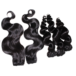 Extensions de cheveux humains vierges bruts, lisses et soyeux, style Afro Wave, 100g, Super Double Drawn, Deep Loose Wave, vietnamiennes, avec un taux de cheveux les plus longs ≥60% - Product Image 4