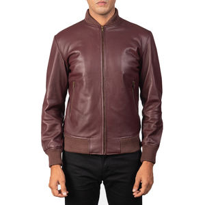 Veste en cuir pour homme, couleur unie, confortable, style streetwear, biker, décontractée, sur mesure, mode pakistanaise, durable. - Product Image 4