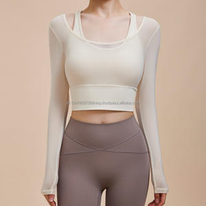 Top Deportivo de Yoga para Mujer, Personalizable con Logotipo, de Alta Calidad, Manga Larga, Transpirable y Suave - Product Image 2