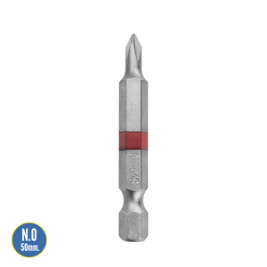 Destorpuntas Largos Phillips N. 0 (2 Pezzi) Acciaio S2 al Cromo Vanadio - Product Image 2