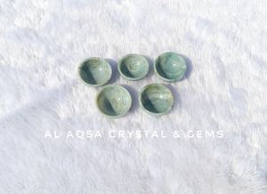 NUEVO PRODUCTO EN OFERTA, TAZA DE AVENTURINA VERDE NATURAL DE ALTA CALIDAD, Ecológica y Pulida para TERAPIA O MEDITACIÓN - Product Image 2