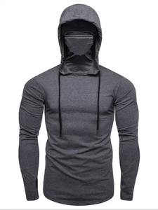 Sudaderas con capucha de color sólido para hombre, sudadera deportiva de ocio de otoño, suéter fino para hombre, Sudadera con capucha de manga larga - Product Image 6