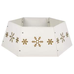 Collier d'arbre en métal pour la base d'arbre de style ferme de Noël Accessoire de vacances décoratif Design durable - Product Image 1