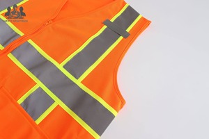 Chaleco Protector Reflectante Industrial |   Tela Transpirable e Impermeable |   Alta Visibilidad |   Ropa de Trabajo |   Suministro para Pedidos al por Mayor - Product Image 5