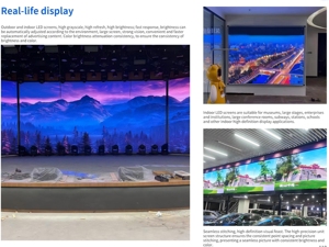 แผงตกแต่งผนัง LED กันน้ำ แผงวิดีโอวอลล์ LED พร้อมไฟ LED - Product Image 1