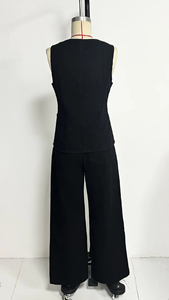 Gilet en jean pour femme à séchage rapide, prix de gros, directement de l'usine, haute qualité, design personnalisé, couleur et logo, qualité supérieure - Product Image 2