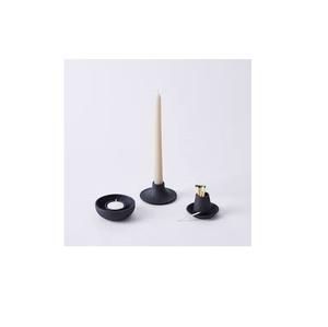 Tabletop Decoration Metal <b>Taper</b> <b>Candle</b> <b>Holder</b> Black Coated for Home and Christmas Lighting Decorative <b>Candle</b> <b>Tapers</b> - Product Image 1