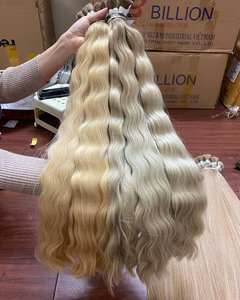 Cabello humano al por mayor Cabello a granel Calidad de lujo Fábrica Rubio a granel Sombra caliente Onda natural Cabello vietnamita - Product Image 1