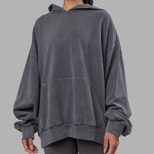 Sudadera con Capucha para Mujer, Estilo Holgado, Mangas Largas, Interior de Felpa Suave para Mayor Calidez y Comodidad, Estilo Pullover, Corte Relajado - Product Image 3