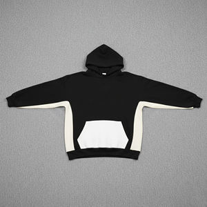 Sudadera con Capucha para Hombre, 100% Algodón, Tejido de Felpa, Diseño Personalizado, Otoño, Alta Calidad, 370gsm, Corte Regular, Resistente al Viento, con Bolsillos, Tallas Grandes - Product Image 1