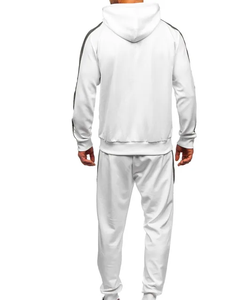 Survêtement d'hiver pour hommes de qualité supérieure pour Jogging Running Yoga & Casual Wear Ensemble deux pièces de haute qualité Motif solide écologique - Product Image 6