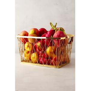 Iron Metal <b>Storage</b> <b>Basket</b> for Elegant & Functional Home Organization for Fruits Utensils & Dishes - Product Image 1