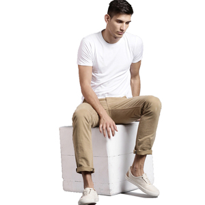 T-shirts en coton Vente en gros T-shirts OEM/ODM T-shirts pour hommes Confortable et personnalisé Fabricant de t-shirts à col rond pour hommes - Product Image 5