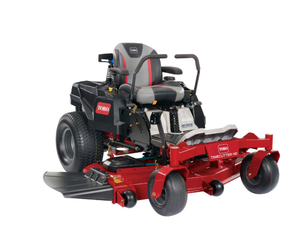 Tondeuse autoportée professionnelle rouge à moteur essence, largeur de coupe 20 pouces, bac de ramassage 150 L, 139 cc, 1500 W - Product Image 1