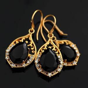 Beautiful Simple 925 Sterling Silver Natural Faceted <b>Black</b> <b>Onyx</b> Gemstone Handmade Fine <b>Earring</b> Jewellery - Product Image 6