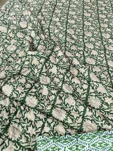 Couverture en coton Razai à motifs floraux, couverture Kantha chaude pour l'hiver - Product Image 3