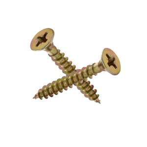 Vietnam vente en gros jaune zinc aggloméré vis taraudeuses attaches à tête fraisée boulons écrous Pack-50/100/1000 usine métrique - Product Image 6