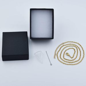 Heart Gold Hook Keepsake Jewelry Stainless Steel Hook Cremation Urn <b>Necklace</b> Pendant <b>Ashes</b> Urn Memorial Unisex Custom Size - Product Image 4