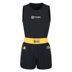 ชุดชกมวยกางเกงขาสั้นและเสื้อกั๊กออกแบบได้ตามต้องการ - Product Image 1