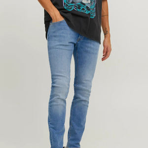 Pantalones Vaqueros de Mezclilla para Hombre, Transpirables, Talla Grande, Ajustados, Nuevo Diseño, Moda Casual, Ajustados, Elásticos, al por Mayor, OEM - Product Image 3