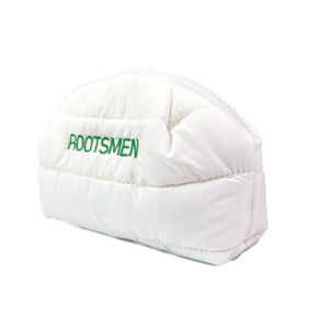 Luxury Quilted Nylon Makeup Puffy Cosmetic Bag Custom Logo Zipper Closure Fashionable Puffed <b>Clutch</b> Case Travel Storage - Product Image 1