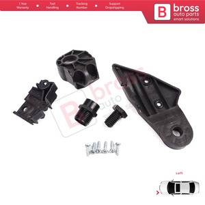 BHL514 Headlight Holder Mount Repair <b>Bracket</b> Tab Set Left Side for C Class W204 S204 C204 2007-2014 CL203 A2048201114 - Product Image 4