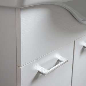 Mueble de Baño con Lavabo Ravenna de 105 cm, con Acabado Blanco para Exportación - Product Image 4