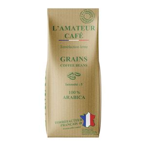 Le Temps Des Cerises Amateur Café en Grains Entiers 100% Arabica 250g (8.8 Oz) Torréfaction Moyenne Certifié IFS Café Gourmet Premium - Product Image 1