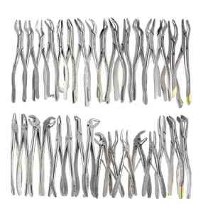 High Quality Steel Manual Tooth Extraction Forceps Set <b>Surgical</b> <b>Dental</b> <b>Instruments</b> Kit CE Certified Class I 2-Year <b>Surgical</b> - Product Image 5