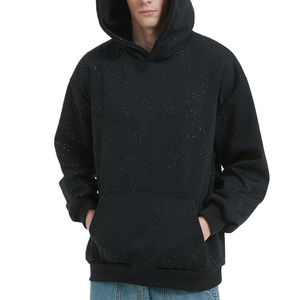 Sweat à capuche pour homme en coton mélangé de qualité supérieure, élégant, avec impression numérique, sur mesure pour l'hiver, séchage rapide et respirant - Product Image 1