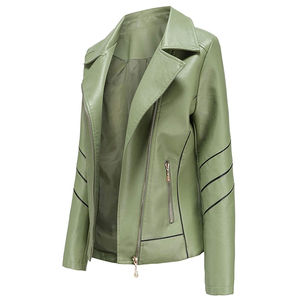 Veste en cuir véritable matelassé pour femmes Hiver Chaud à manches longues Séchage rapide et confortable quantité minimale de commande bas Personnalisable OEM - Product Image 2