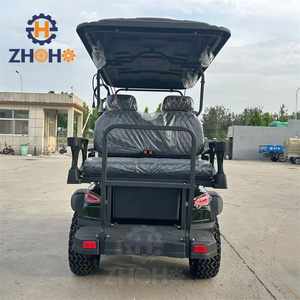 Voiturette de <span class=keywords><strong>golf</strong></span> électrique 4 places au meilleur <span class=keywords><strong>prix</strong></span> tout-terrain avec barres de toit adaptées à une utilisation en extérieur - Product Image 6