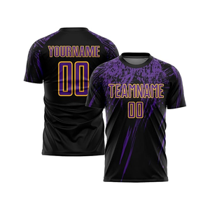 Vente chaude américaine 100% Polyester Tissu Soccer Jersey respirant produits à séchage rapide logo personnalisé impression Jersey - Product Image 2