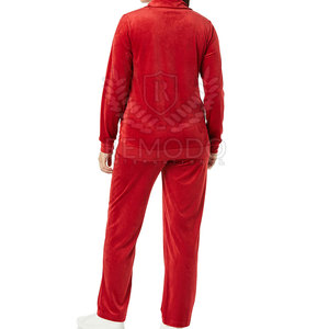 Conjunto de chándal con diamantes de imitación para mujeres activas Conjunto de pantalones y Sudadera con capucha elegante Perfecto para chándal de mujer - Product Image 3