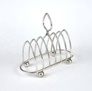 Support à pain grillé en acier inoxydable à 5 niveaux, personnalisable, au design moderne, pour le rangement et le service de la vaisselle - Product Image 6