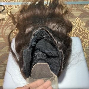 Venta al por mayor de pelucas de cabello humano de colores HD encaje frontal marrón púrpura colores vibrantes suave aspecto natural pelucas duraderas para mujeres - Product Image 5