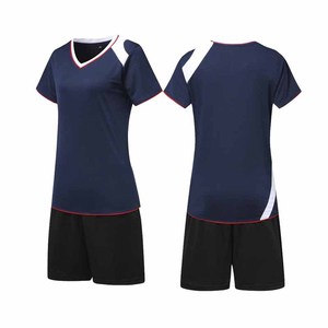 Wholesale <b>Volleyball</b> Uniform Short Sleeve Jersey Shorts Volley Ball Soccer Training Wear - Product Image 5