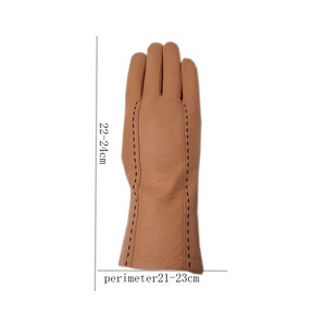 Unisex Full Finger Plain Fashion <b>Gloves</b> Custom Made Genuine Leather Customized Logo for Casual Party Private Label Wholesale - Product Image 5