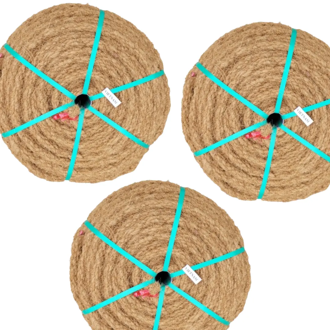 Top Wholesaler COIR ROPE COIR YARN with 100% natural from coconut fibers - Bio-degradable - Eco-friendly - Made in Vietnam