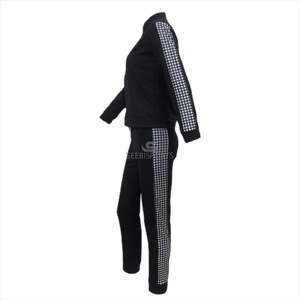 Conjunto de chándal de manga larga para mujer, ropa deportiva ajustada de Color sólido para Otoño y Fitness, 2 piezas - Product Image 4