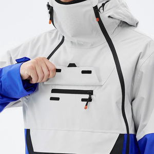 Chaqueta de esquí impermeable personalizada OEM para hombres y mujeres, aislamiento térmico y carcasa exterior a prueba de viento para actividades al aire libre, MOQ bajo - Product Image 5