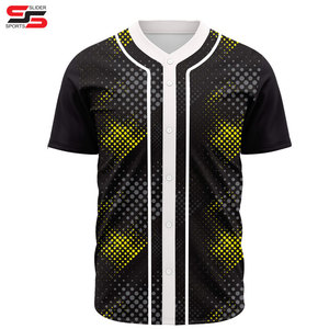 Camiseta de béisbol personalizada con bajo MOQ, camiseta de béisbol con sublimación de nuevo diseño para torneos, novedad - Product Image 1