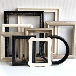 DECOPAGE personnalisé grands cadres de peinture en bois Antique Baroque doré sculpté cadre Photo en bois orné toile photo - Product Image 2