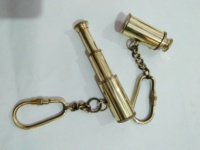 Porte-clés télescope en métal laiton Vintage fait à la main personnalisé Cartoony thème nautique maritime pour vélo voiture décor à la maison mariages